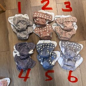 Nora’s nursery newborn all in one diapers